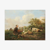 The Artist Painting a Cow in a Meadow by Hendrikus van de Sande Bakhuyzen - thumbnail_0_nf_66fa5e978213847b6f3578b2